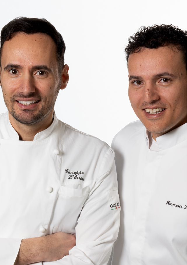 Gli chef Giuseppe e Francesco D'Errico